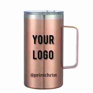24 oz Custom Insulated Mug - color option view personalized Christian mug