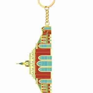 Evangel Cathedral Building Keychain - gallery view custom faith keychain