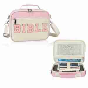 Crossbar Bible Cover - side view custom Christian Bible cover