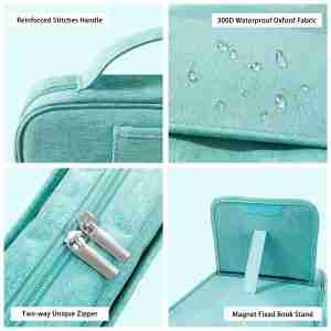 Bible Cover with Stand 1715 - interior view customizable Bible cover