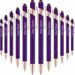 12 Personalized Pens 2-in-1 Stylus - free name logo printing featured view