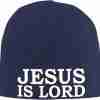 Jesus is My Lord Adult Knitted Hat Beanie - stretchy Christian faith beanie