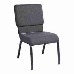 Universal Stackable Church Chair - gray custom church seating
