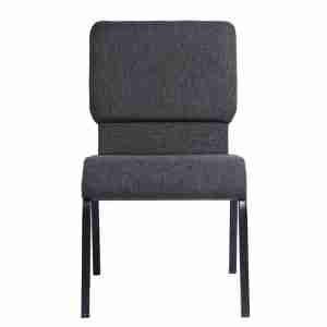 Universal Stackable Church Chair - black eco-friendly church chair