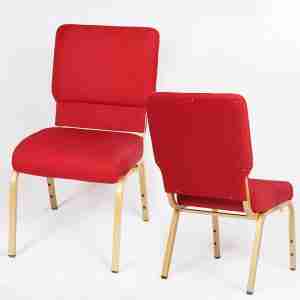 Universal Stackable Church Chair - side view custom church ministry chair