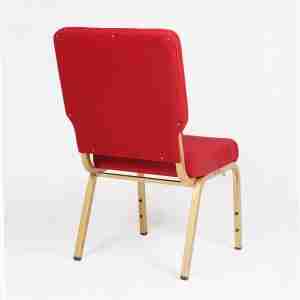 Universal Stackable Church Chair - blue custom logo church chair