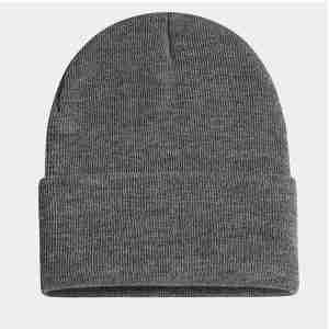 Unisex Cuffed Plain Beanie - navy blue custom ministry beanie