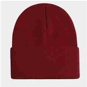Unisex Cuffed Plain Beanie - red custom church branding beanie