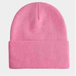 Unisex Cuffed Plain Beanie - yellow custom branding beanie