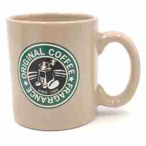 11 oz Ceramic Custom Mug - blue color personalized church mug
