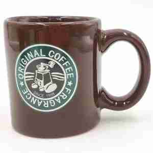 11 oz Ceramic Custom Mug - red color custom logo ministry mug