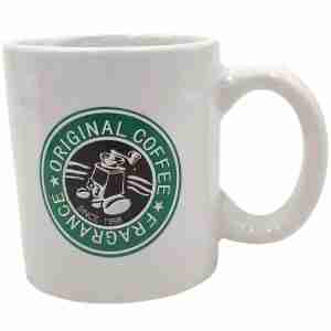 11 oz Ceramic Custom Mug - black color personalized church branding mug
