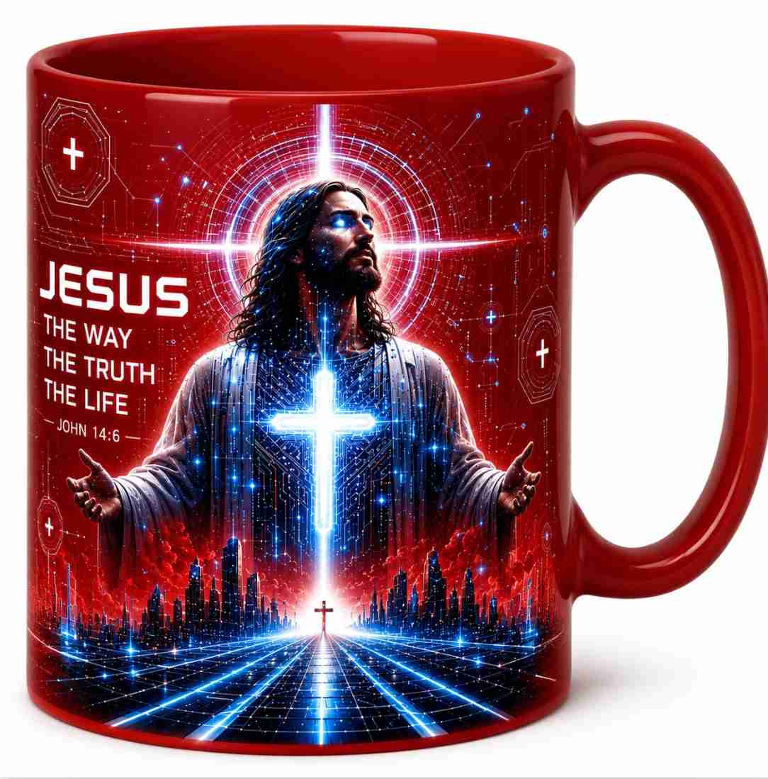 PCINC_JESUS_MUG_RED PCiNCO Jesus Mug Red Version