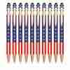 All American Duo Pen Stars and Stripes Stylus - custom patriotic branding pen