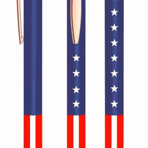 All American Duo Pen Stars and Stripes Stylus - gallery view patriotic pen