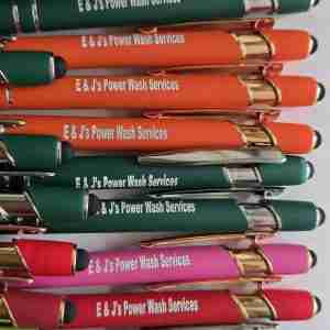 12 Pens Free Engraving Custom Ballpoint Pen - gallery view logo print