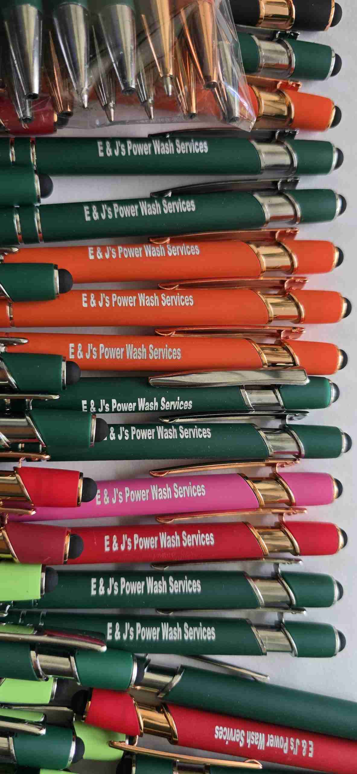 sample_1 12 Pens Free Engraving Custom Ballpoint Pen - gallery view logo print