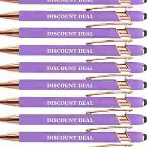 Discount Signature Stylus Pens - bulk elegant custom pens in multiple colors