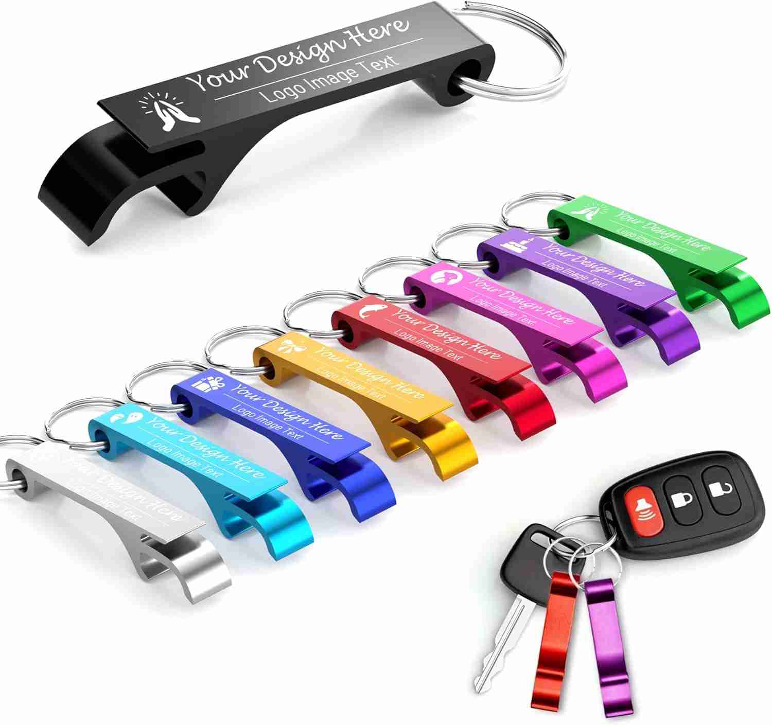 printchrist_openers_1 Personalized Bottle Opener - engraved custom text aluminum keychain opener