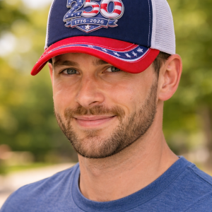 Breathable Mesh Back - USA 250 Patriotic Anniversary Cap