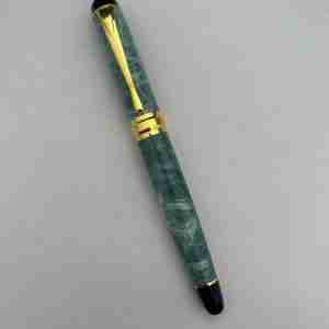 Premium Executive Pen - Marbled Teal and Emerald