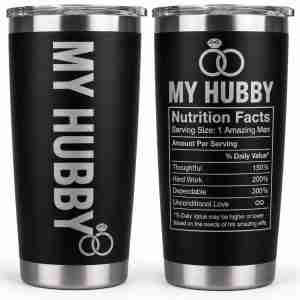 20oz Black Personalized Tumbler