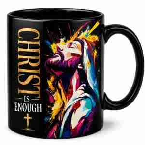 Christ is Enough Mug Black Version