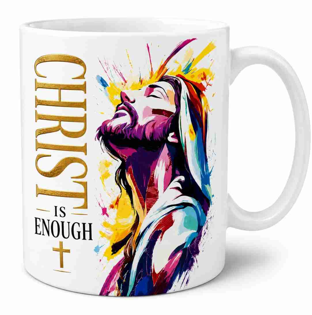 Christ is Enough Mug white Christ is Enough Mug White Version