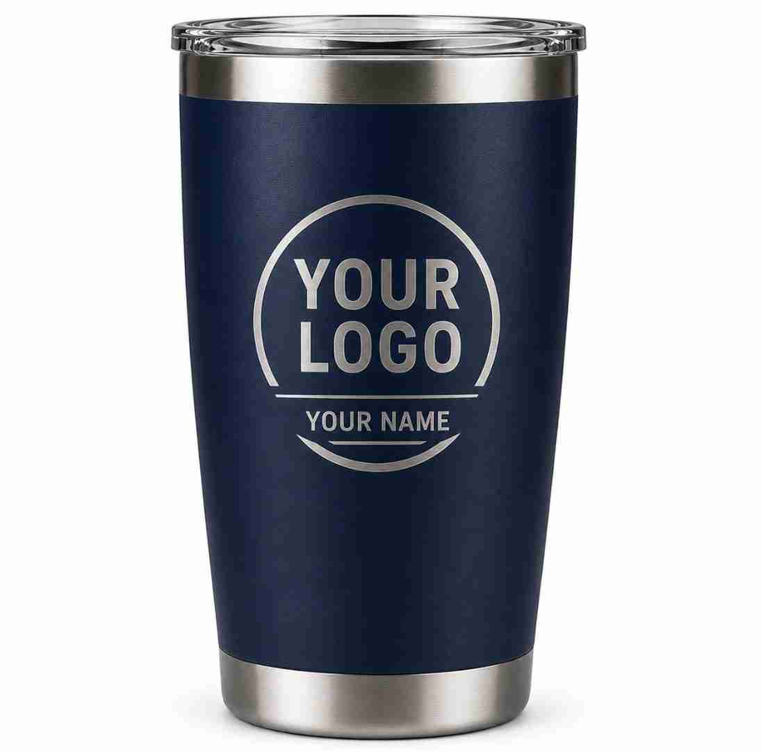 Dark_Blue_20oz_Tumble Dark Blue 20oz Personalized Tumbler