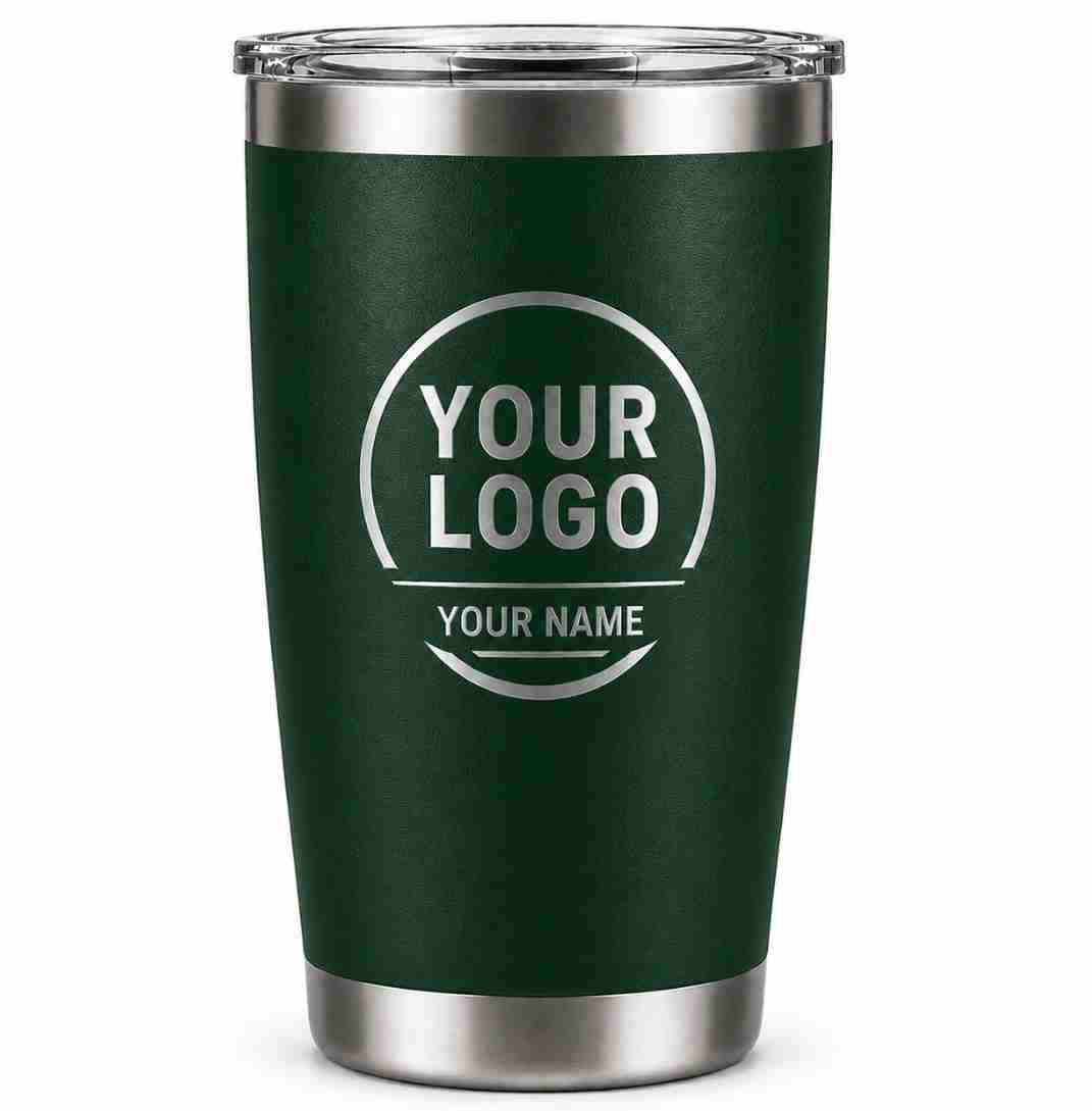 Green_20oz_Tumble Green 20oz Personalized Tumbler