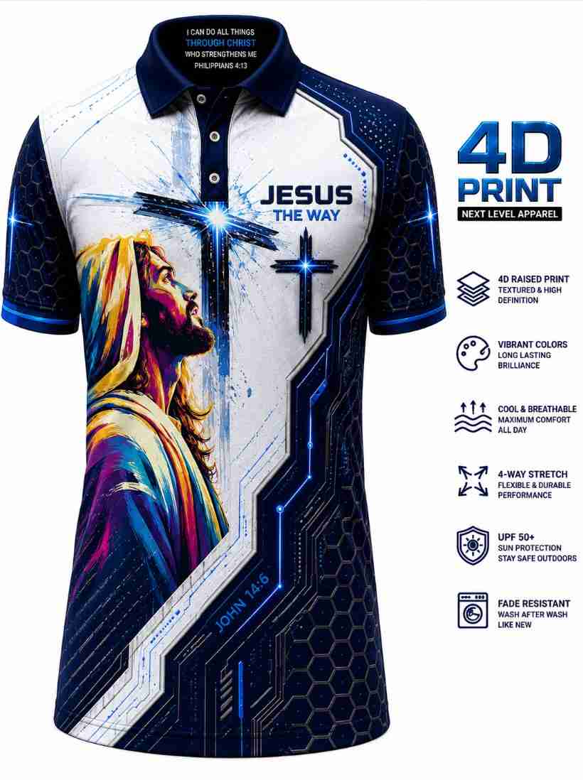 JESUS THE WAY TSHIRT_750 Jesus The Way T-Shirt Model 750