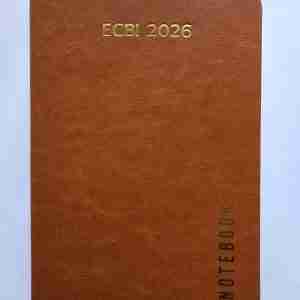 Leather Cover Notebook Brown Version 4